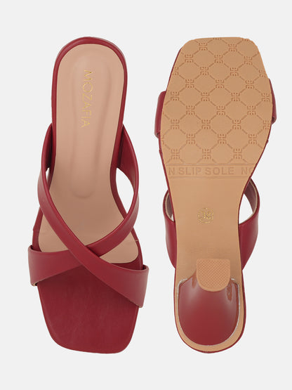 MOZAFIA Heels Sandals for Women