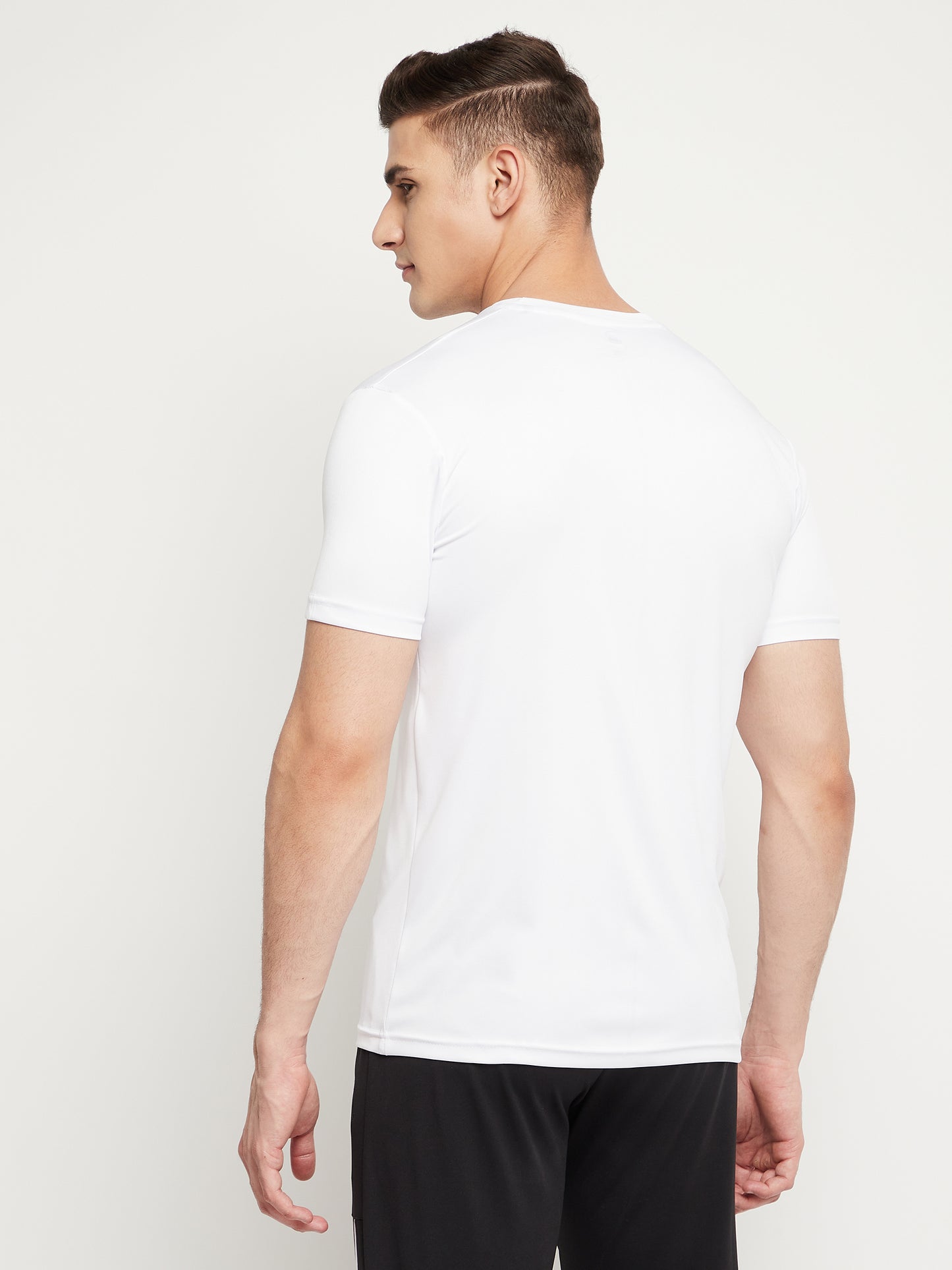 Mozafia Round Neck Sports Tshirts For Men