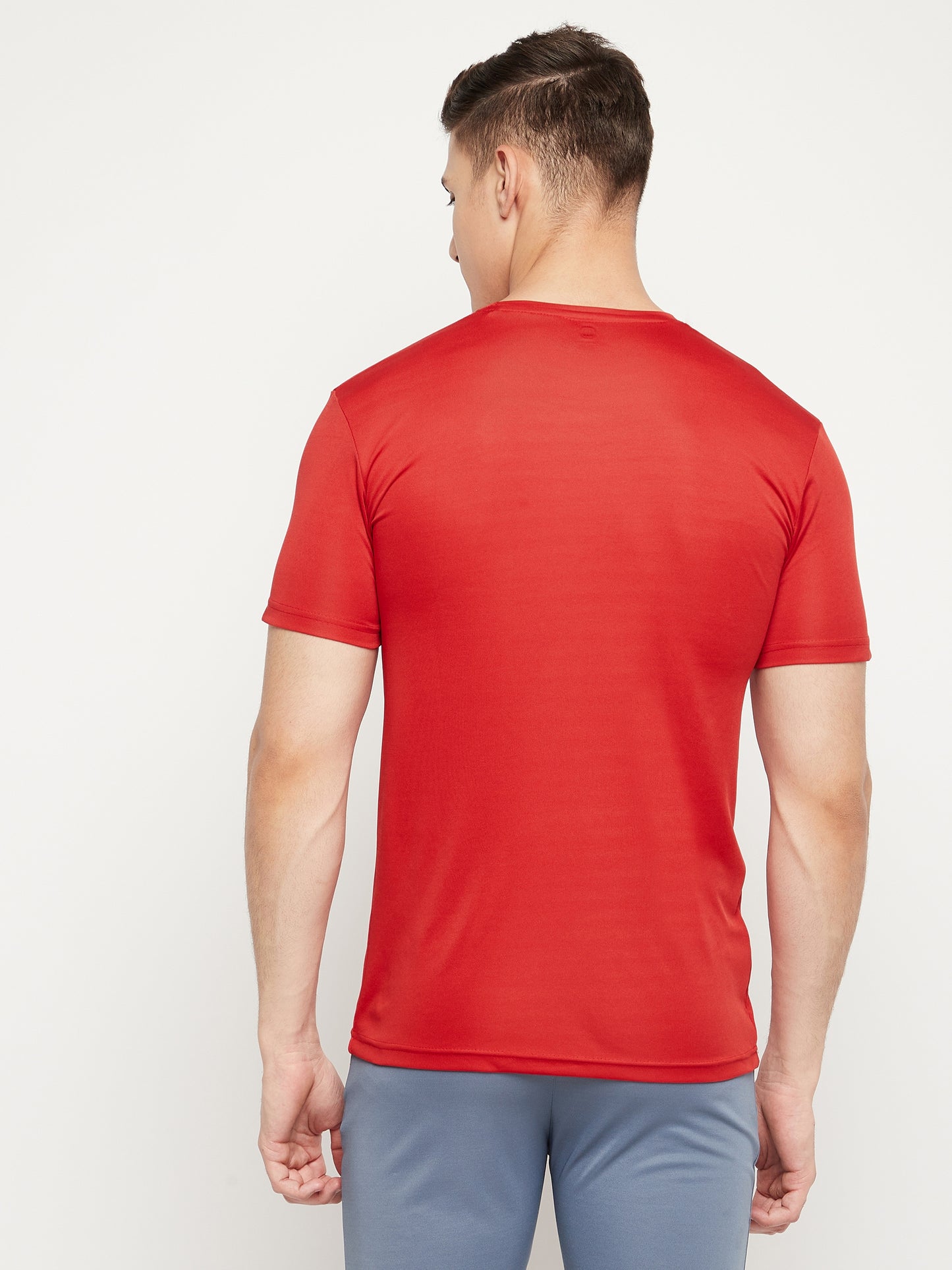 Mozafia Round Neck Sports Tshirts For Men