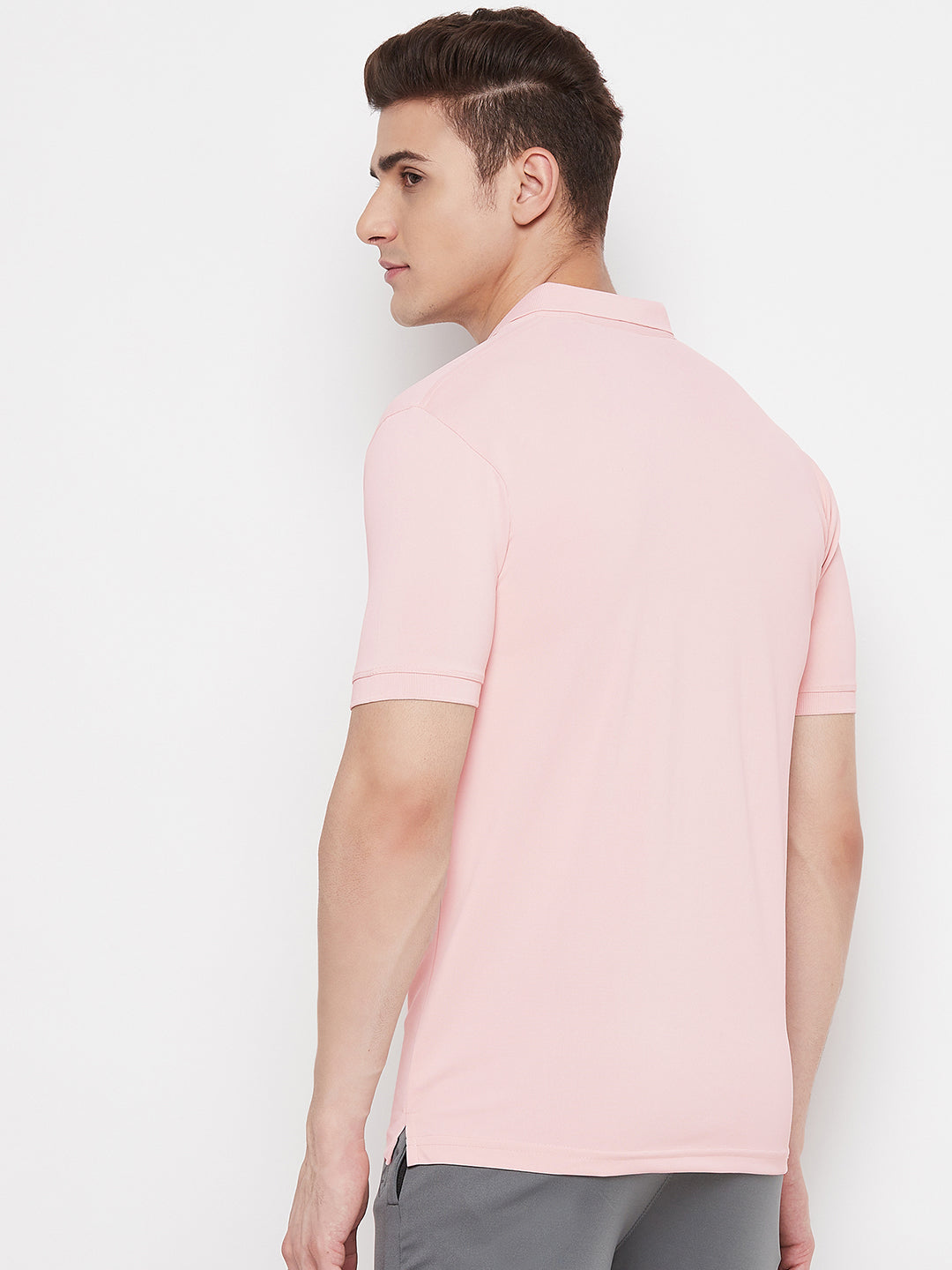 Mozafia Polo Neck Sports Tshirts For Men