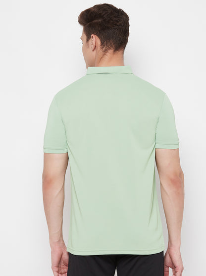 Mozafia Polo Neck Sports Tshirts For Men