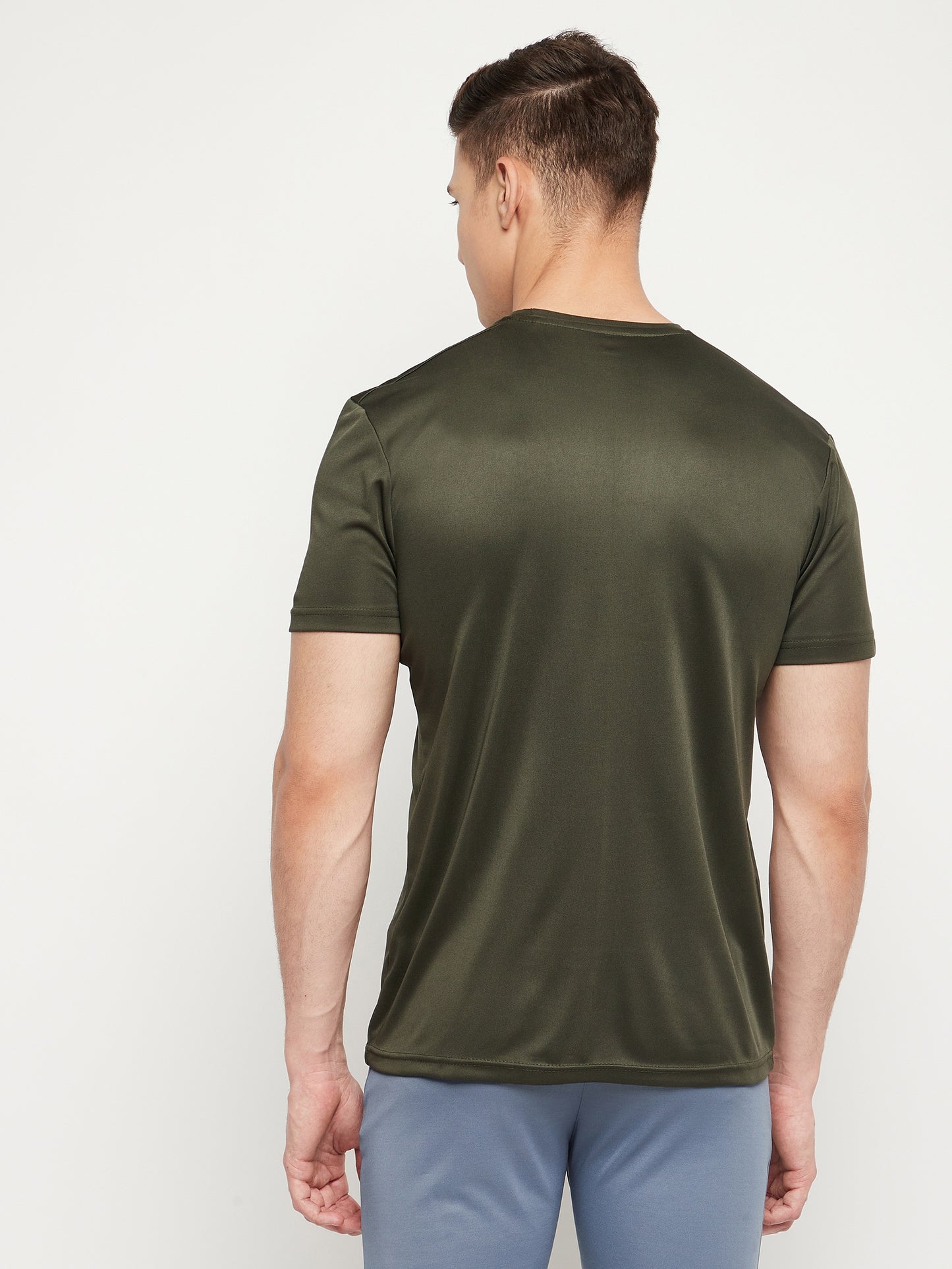 Mozafia Round Neck Sports Tshirts For Men