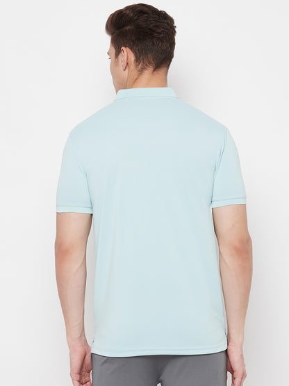 Mozafia Polo Neck Sports Tshirts For Men