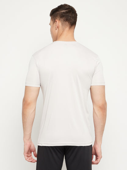 Mozafia Round Neck Sports Tshirts For Men