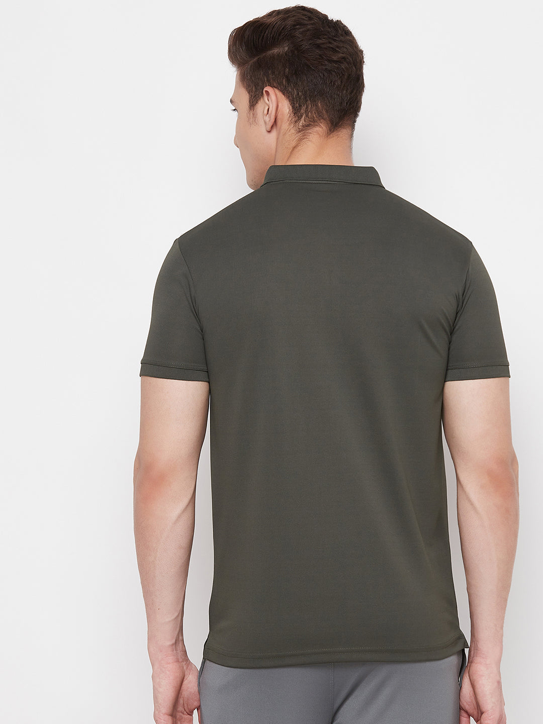 Mozafia Polo Neck Sports Tshirts For Men