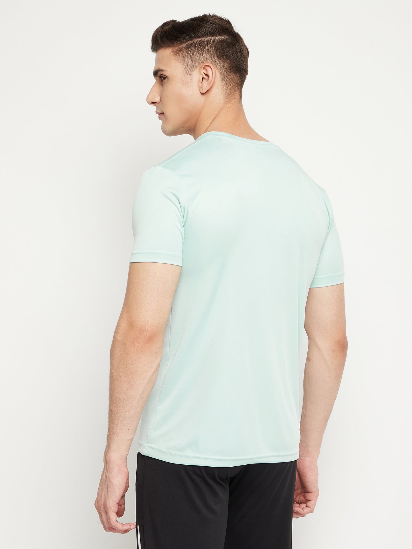 Mozafia Round Neck Sports Tshirts For Men
