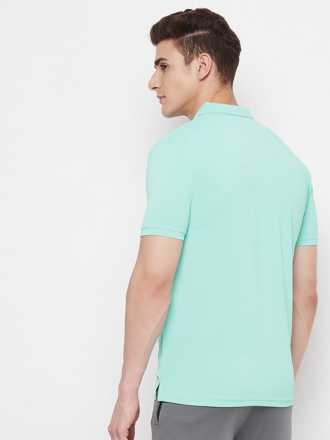 Mozafia Polo Neck Sports Tshirts For Men