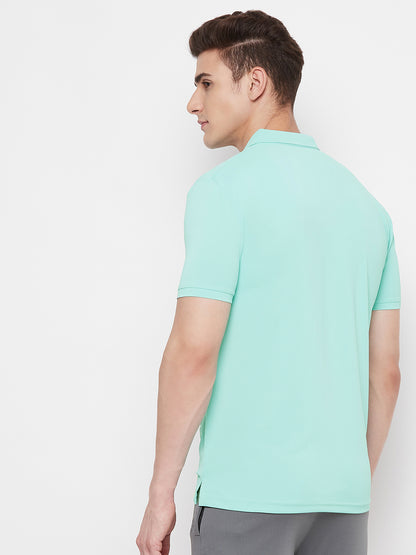 Mozafia Polo Neck Sports Tshirts For Men