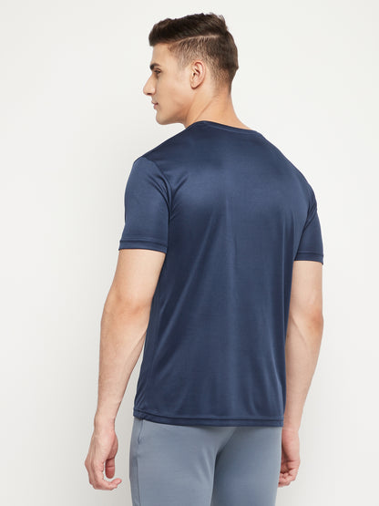 Mozafia Round Neck Sports Tshirts For Men