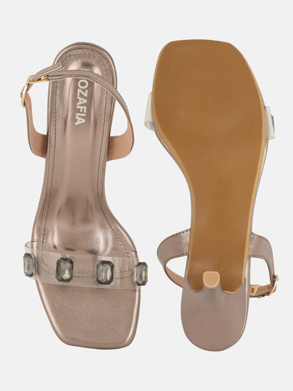 MOZAFIA Heels Sandals for Women