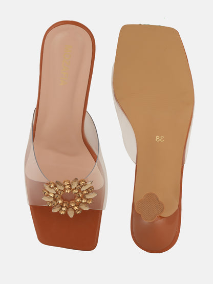 MOZAFIA Heels Sandals for Women