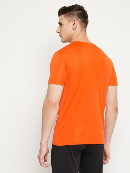 Mozafia Round Neck Sports Tshirts For Men