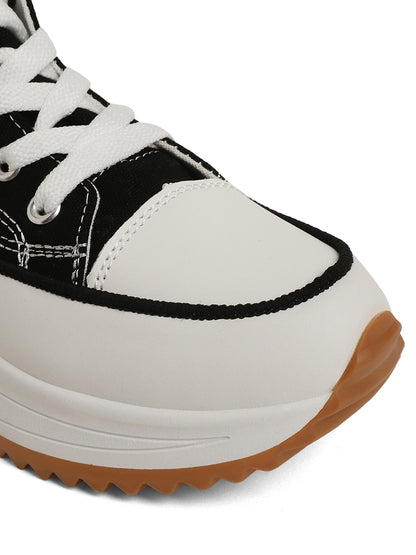 Mozafia Canvas Hike Platform Women Casual Shoe