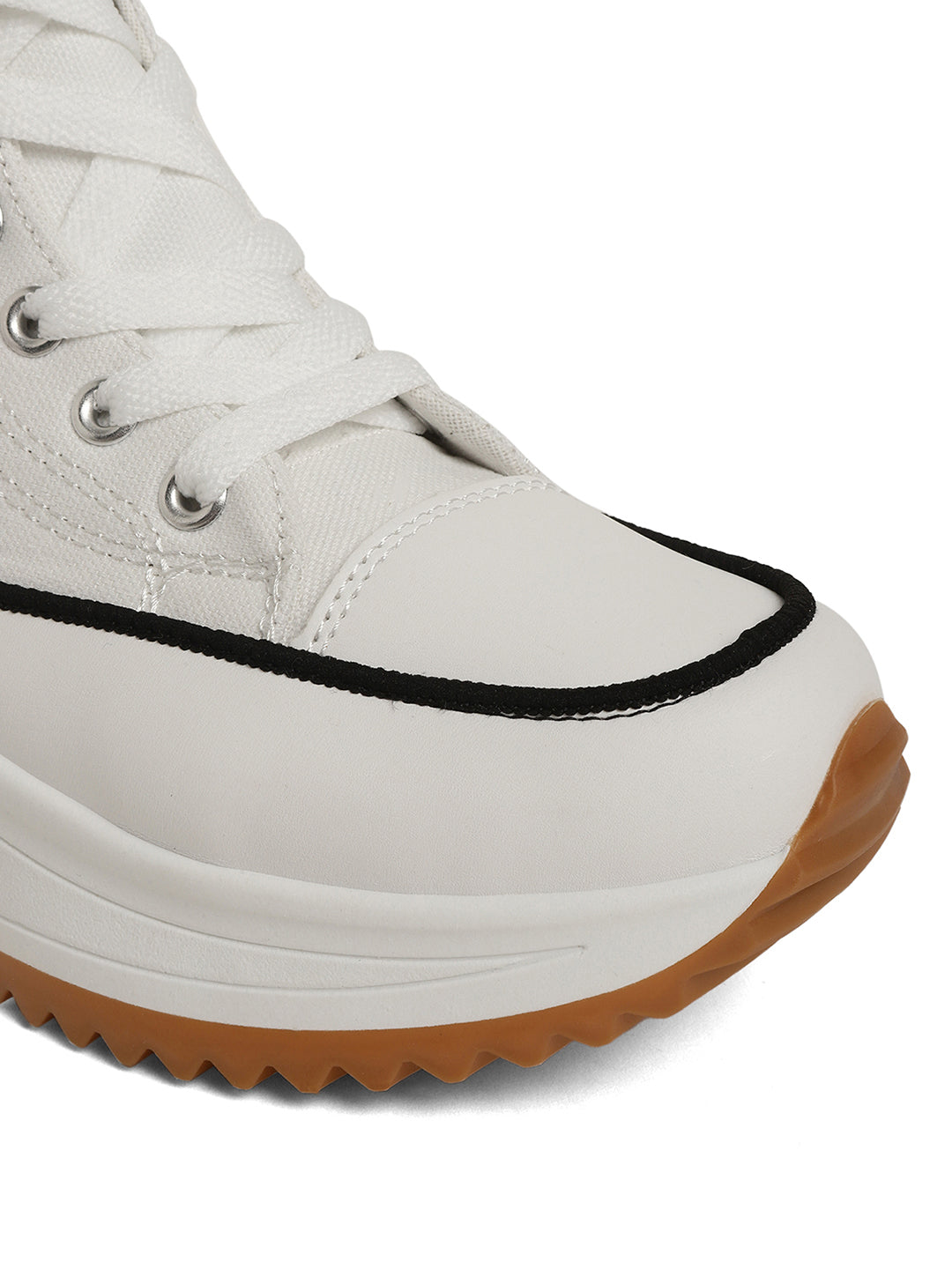 Mozafia Canvas Hike Platform Women Casual Shoe