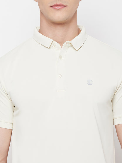 Mozafia Polo Neck Sports Tshirts For Men