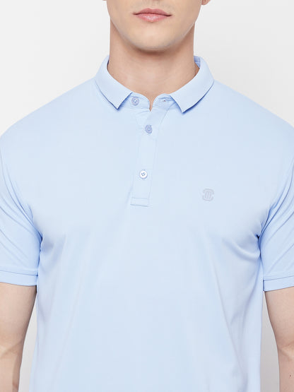 Mozafia Polo Neck Sports Tshirts For Men