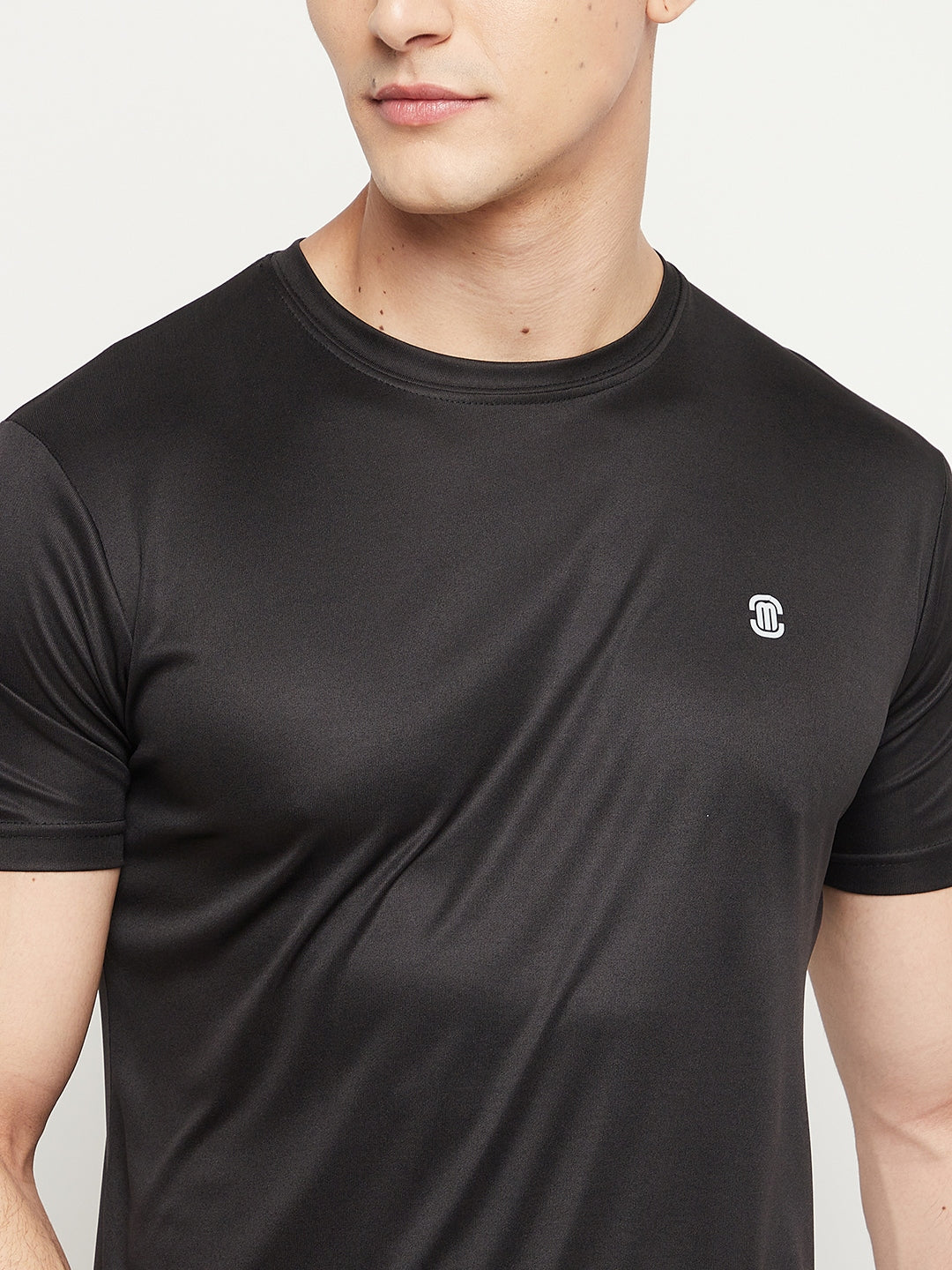 Mozafia Round Neck Sports Tshirts For Men