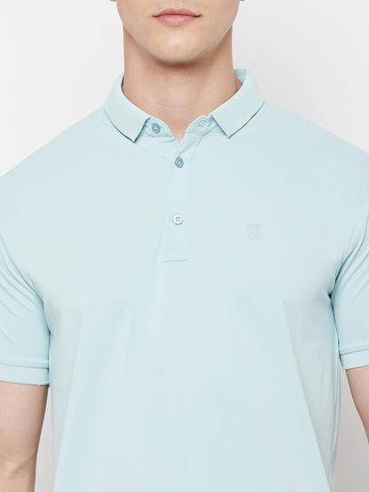 Mozafia Polo Neck Sports Tshirts For Men