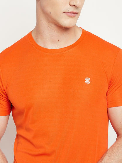 Mozafia Round Neck Sports Tshirts For Men