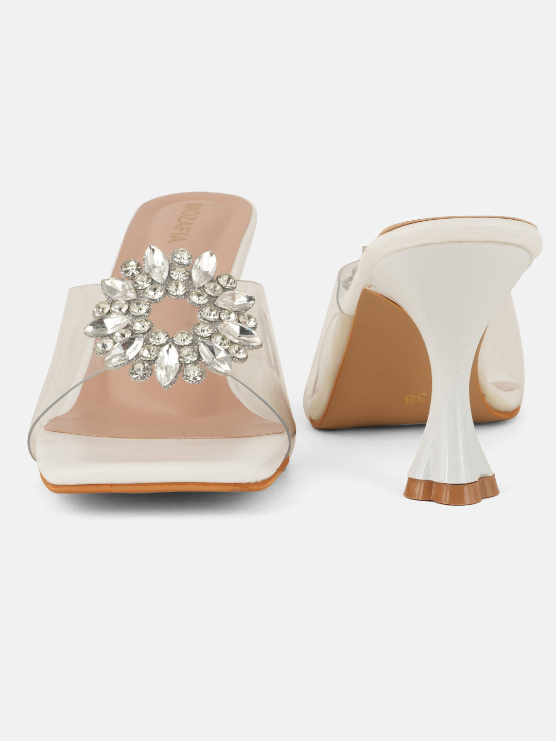 MOZAFIA Heels Sandals for Women
