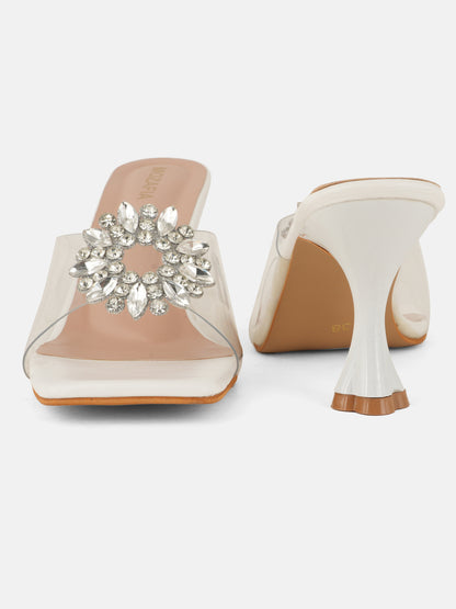 MOZAFIA Heels Sandals for Women