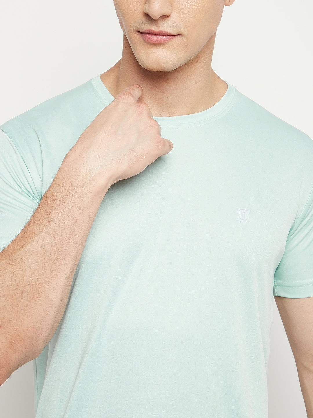 Mozafia Round Neck Sports Tshirts For Men