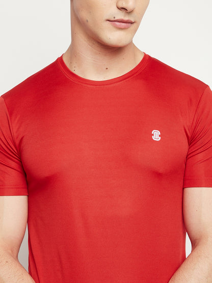 Mozafia Round Neck Sports Tshirts For Men