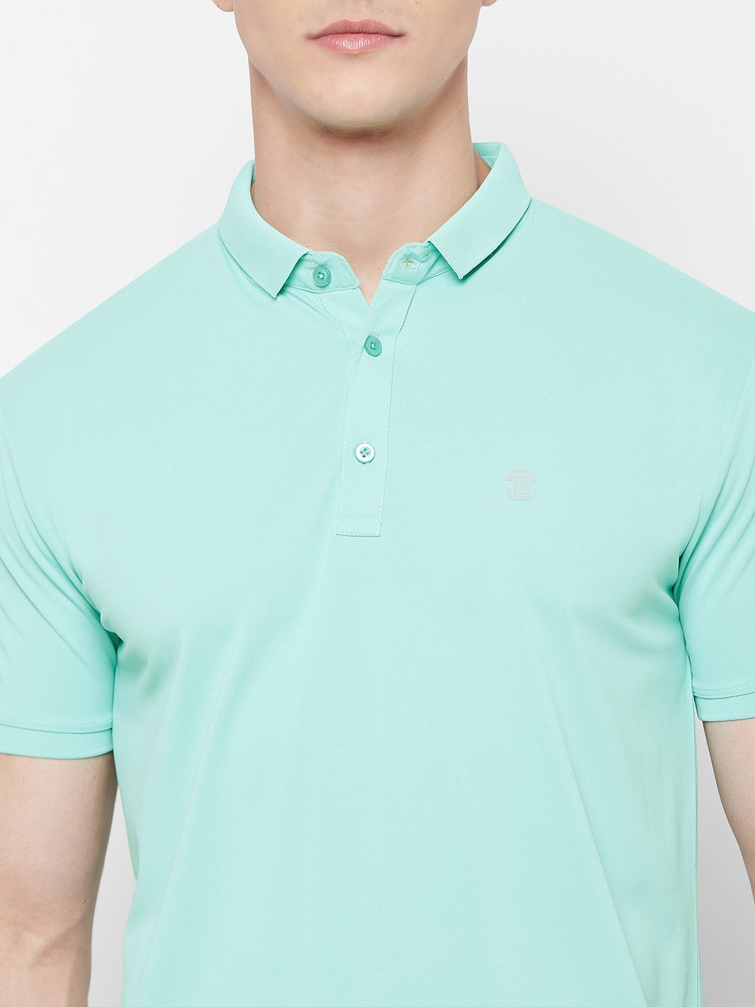 Mozafia Polo Neck Sports Tshirts For Men