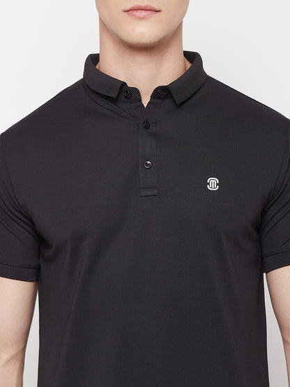 Mozafia Polo Neck Sports Tshirts For Men