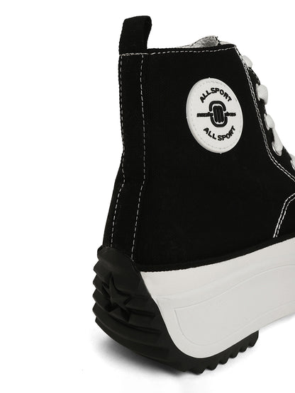 Mozafia Canvas Hike Platform Women Casual Shoe