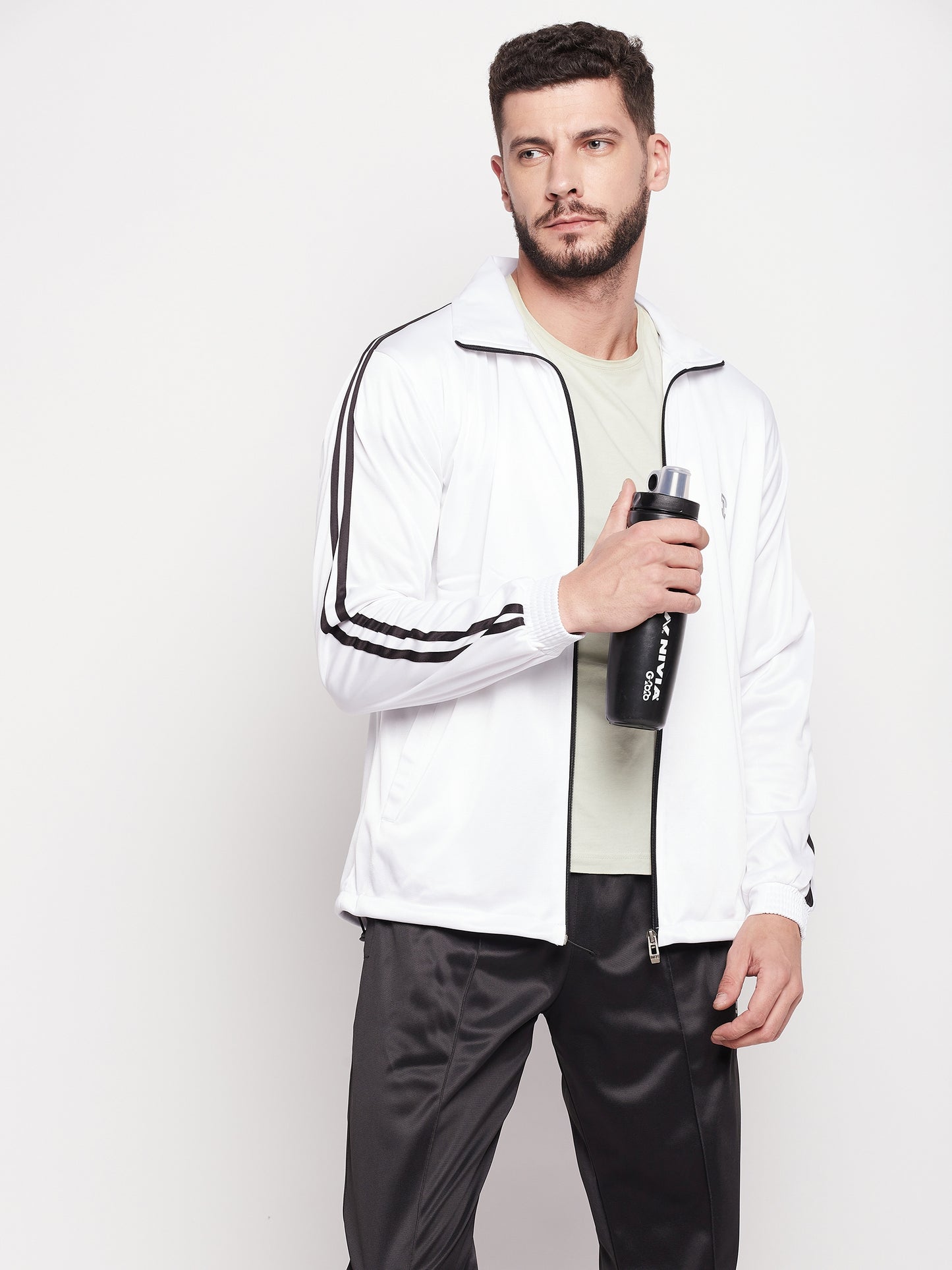 Mozafia Poyster Regular Fit Mens Sports Jacket