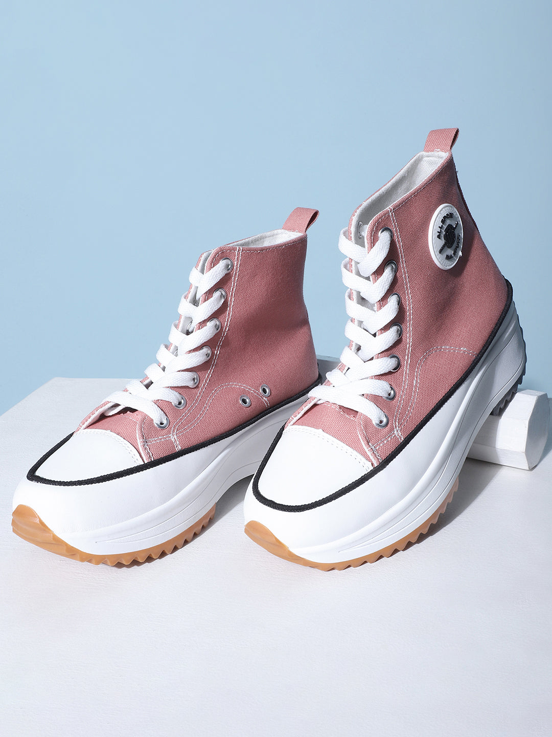 Mozafia Canvas Hike Platform Women Casual Shoe
