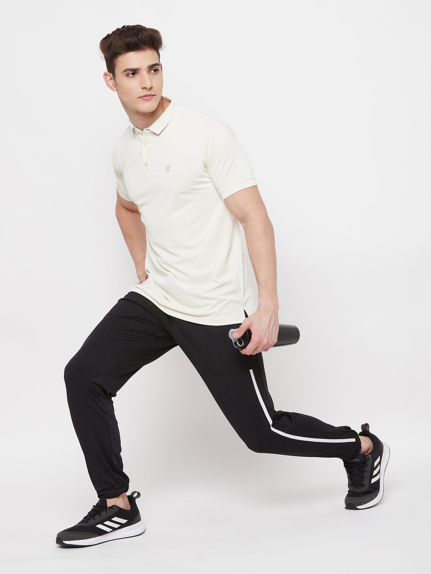 Mozafia Polo Neck Sports Tshirts For Men