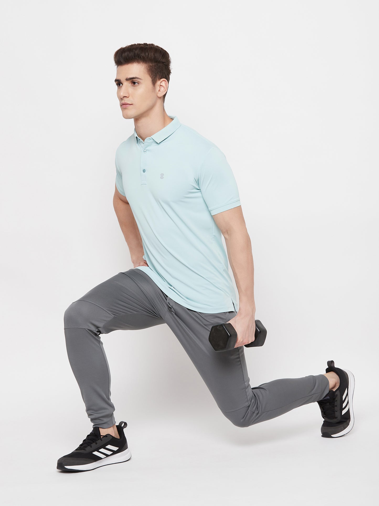 Mozafia Polo Neck Sports Tshirts For Men