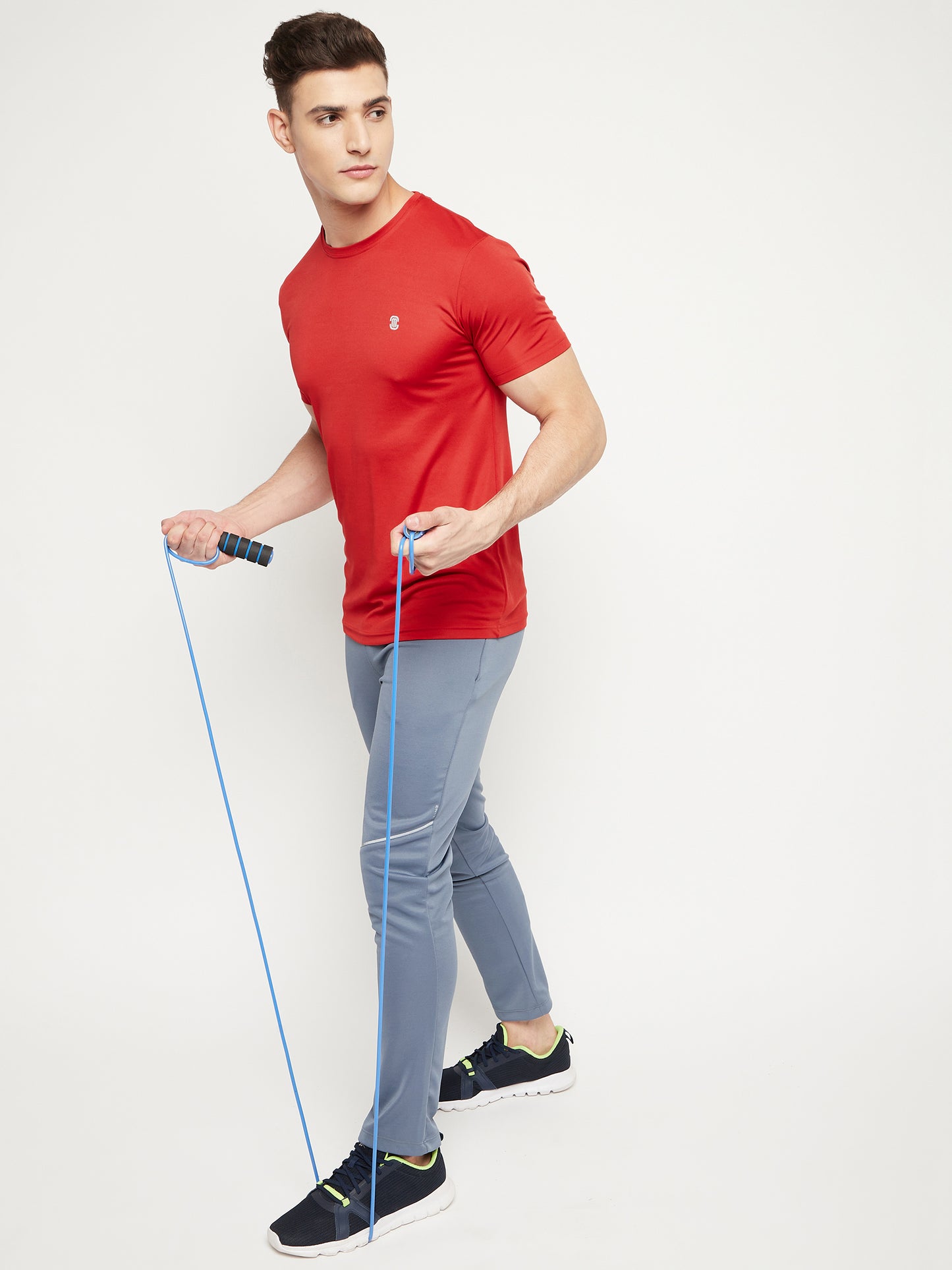 Mozafia Round Neck Sports Tshirts For Men