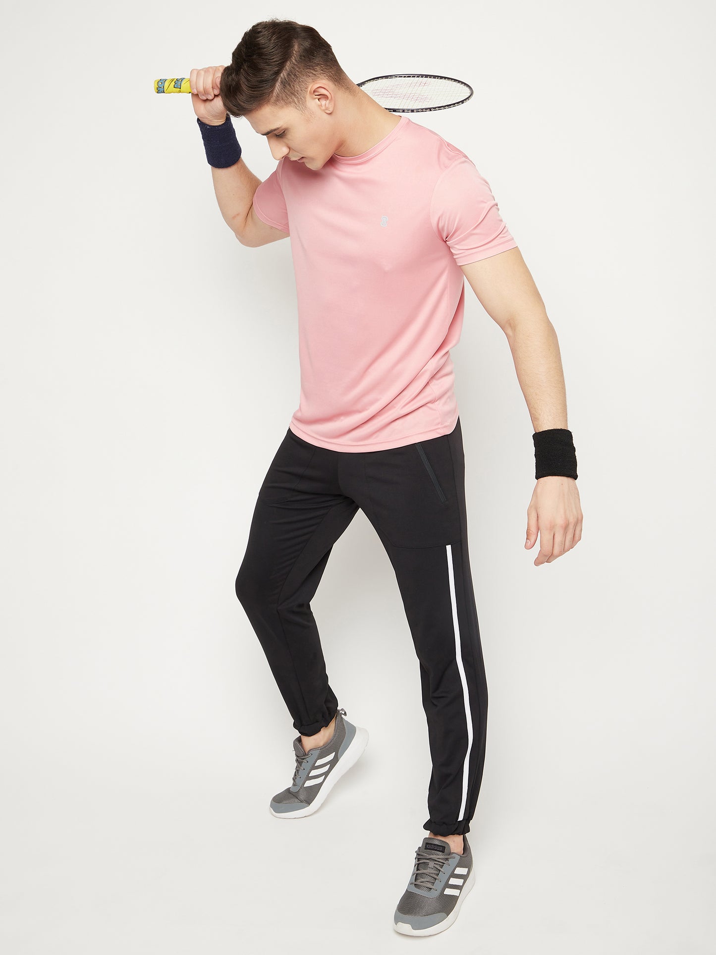 Mozafia Round Neck Sports Tshirts For Men