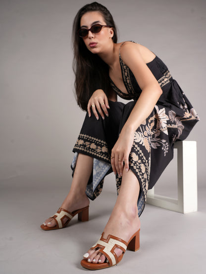 MOZAFIA Heels Sandals for Women