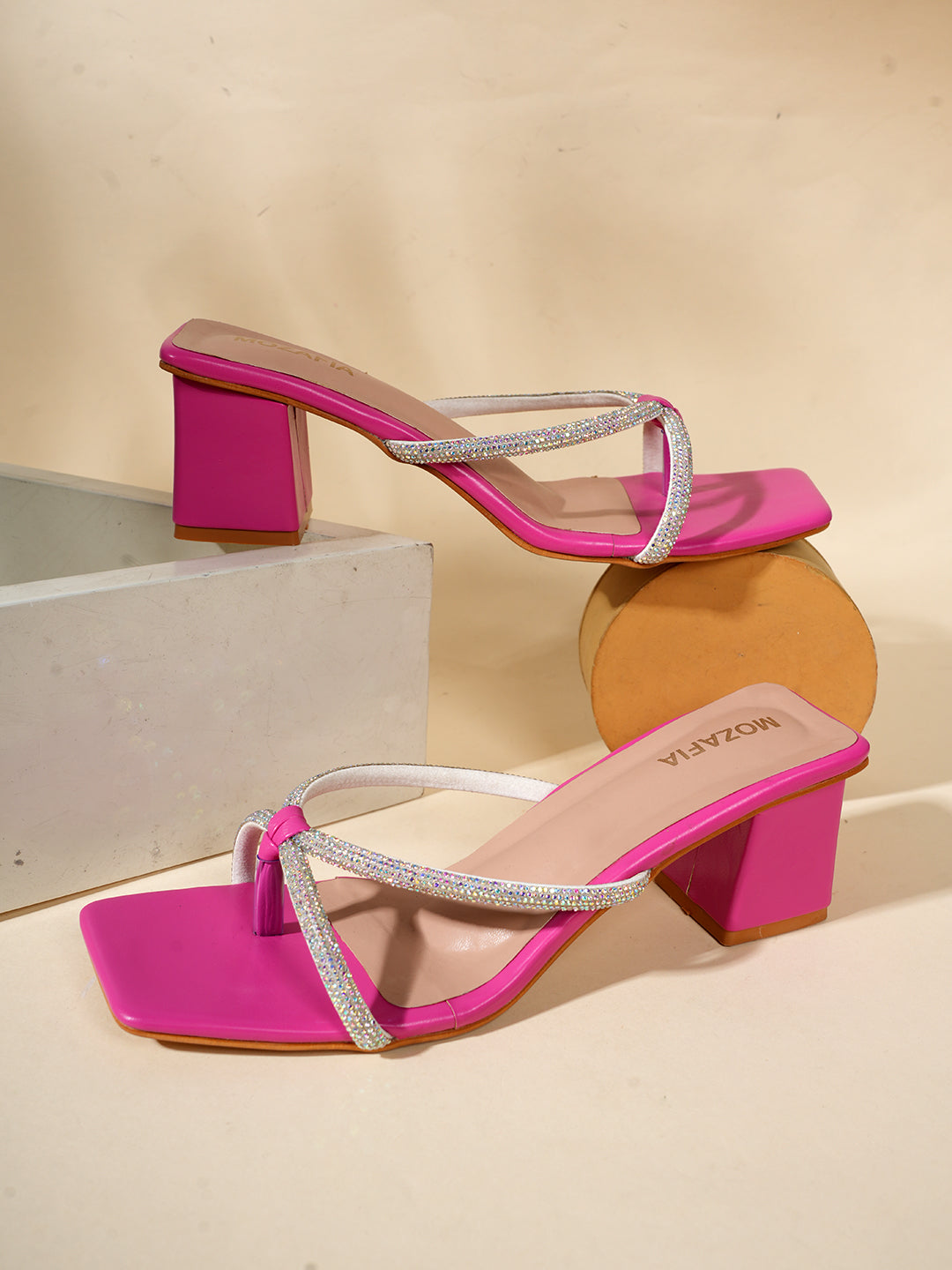 MOZAFIA Heels Sandals for Women