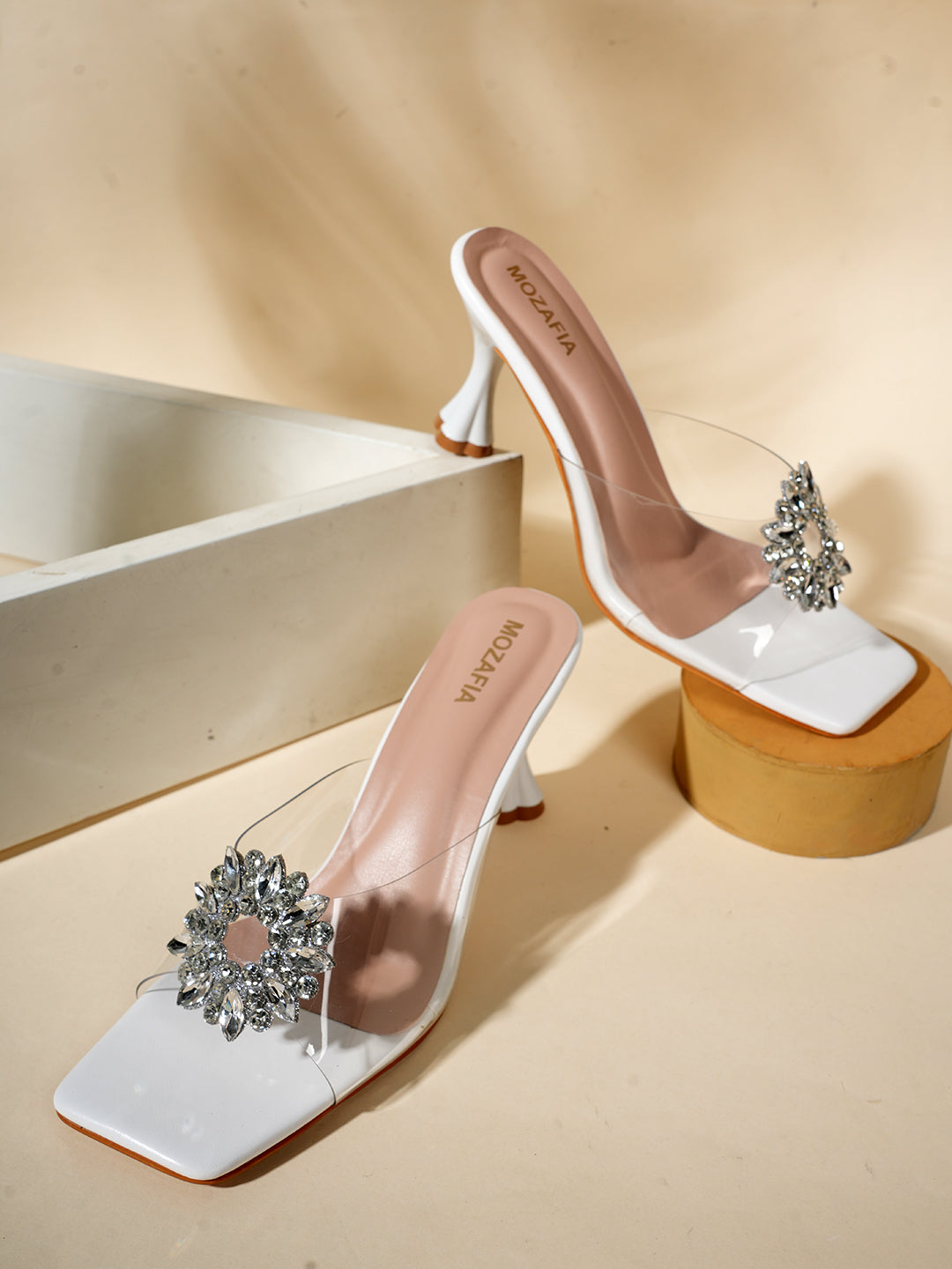MOZAFIA Heels Sandals for Women