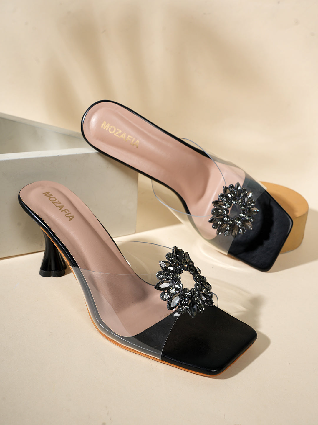 MOZAFIA Heels Sandals for Women