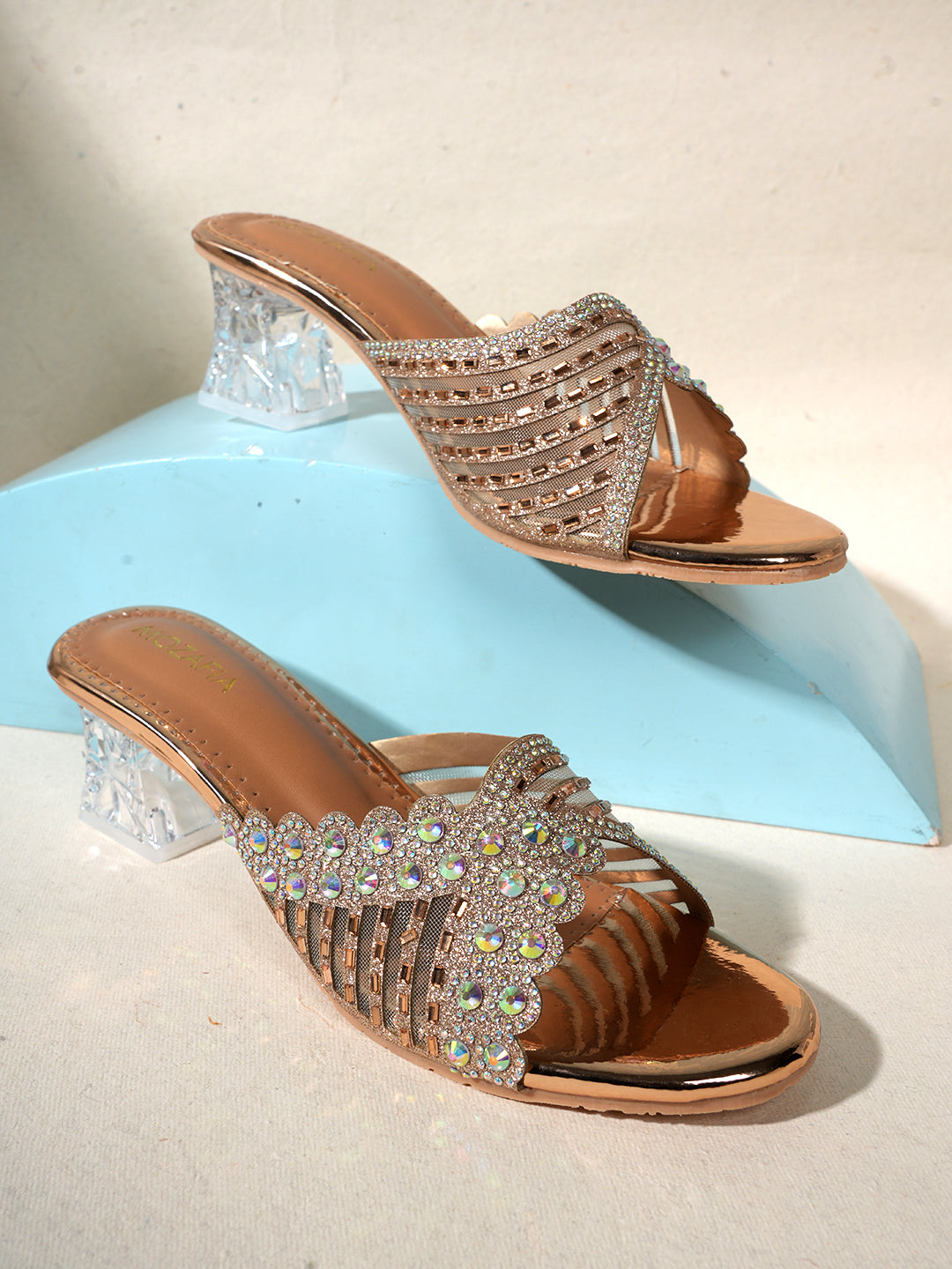 MOZAFIA Heels Sandals for Women