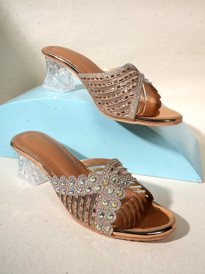 MOZAFIA Heels Sandals for Women