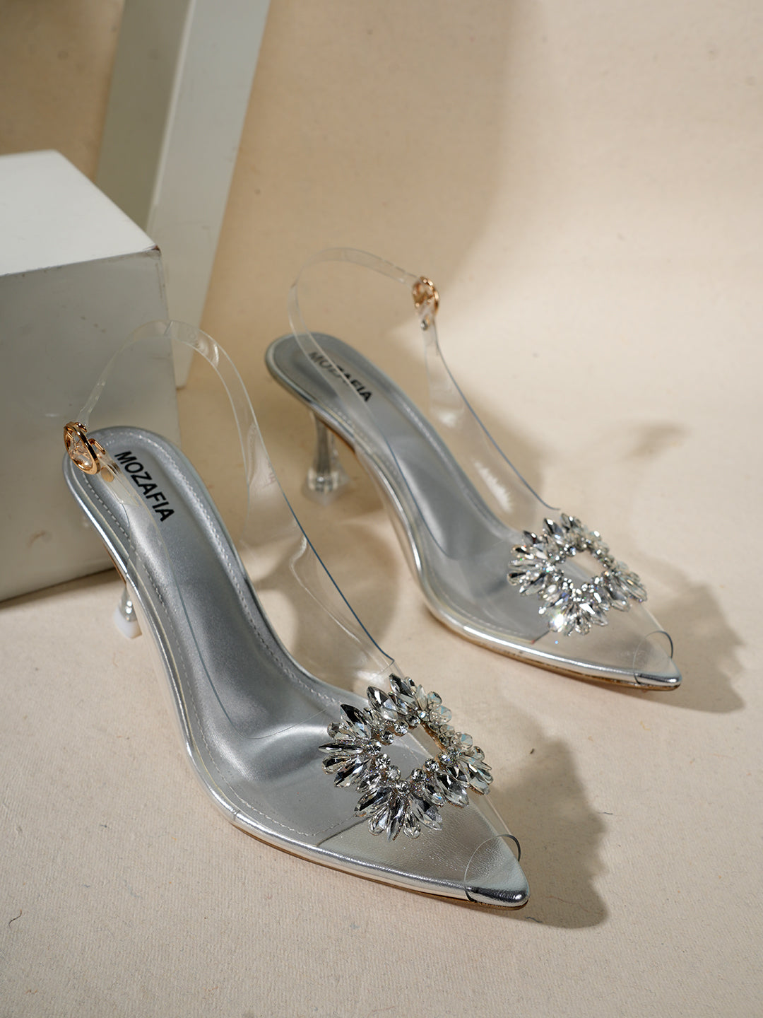 MOZAFIA Heels Sandals for Women