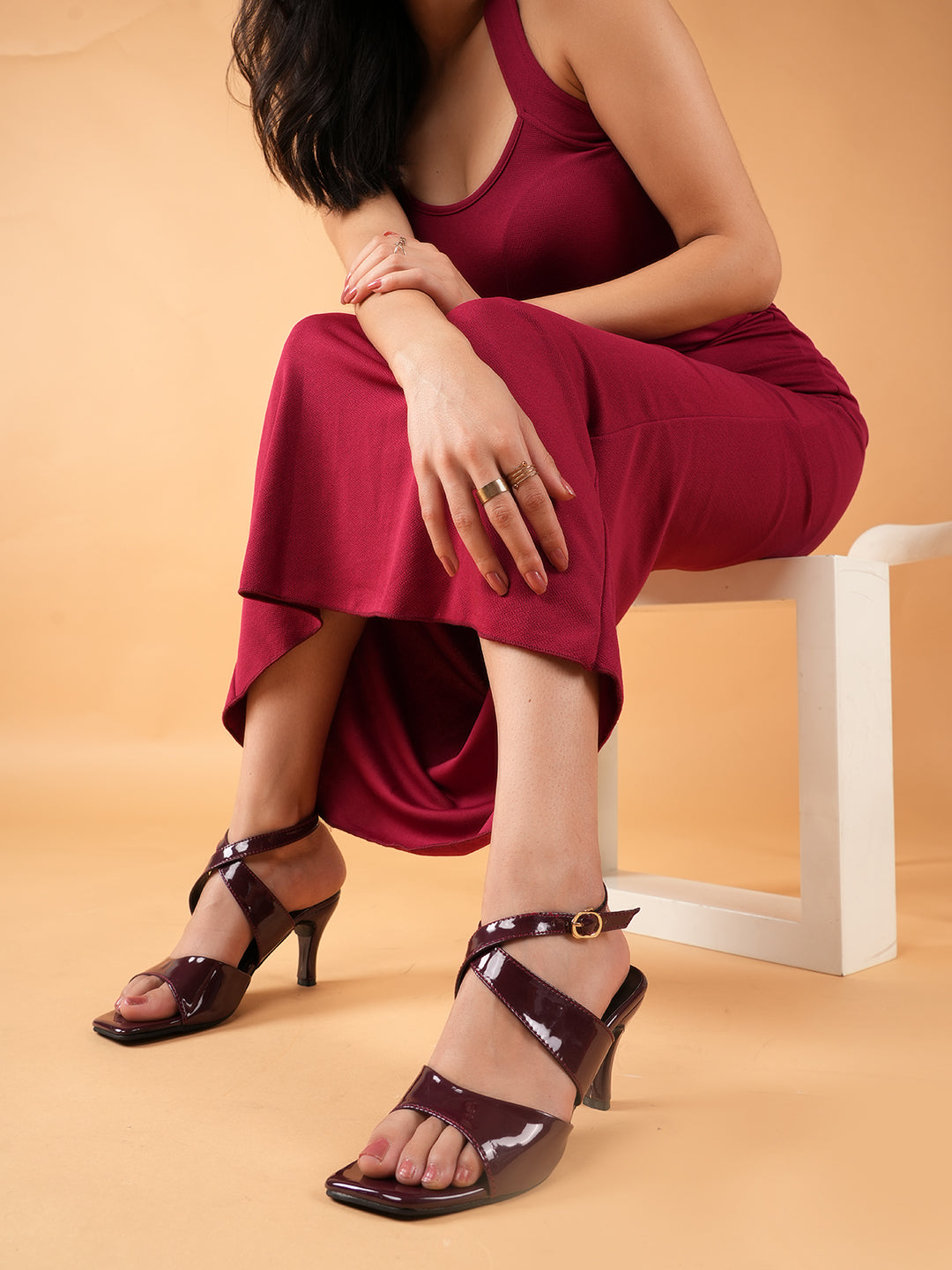 MOZAFIA Heels Sandals for Women