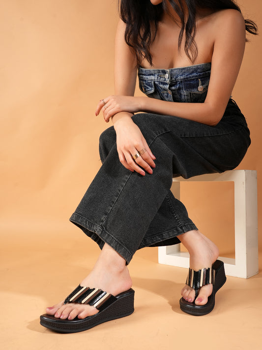 MOZAFIA Flats Sandals for Women