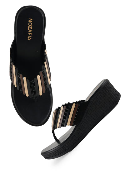 MOZAFIA Flats Sandals for Women