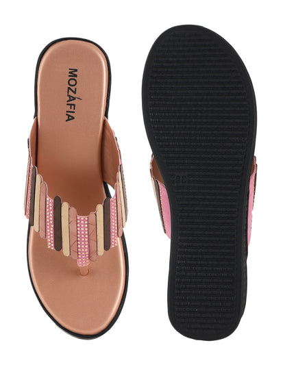 MOZAFIA Flats Sandals for Women