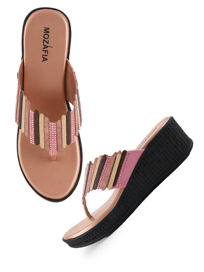 MOZAFIA Flats Sandals for Women