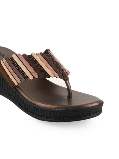 MOZAFIA Flats Sandals for Women