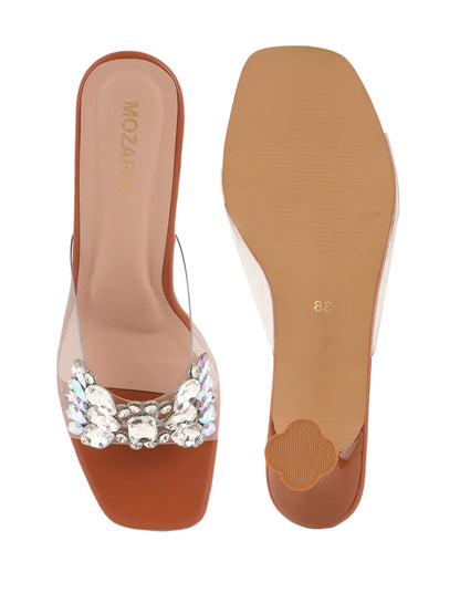 MOZAFIA Heels Sandals for Women